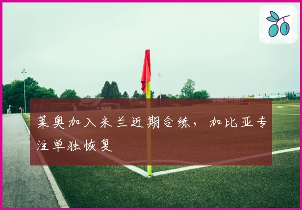 莱奥加入米兰近期合练，加比亚专注单独恢复